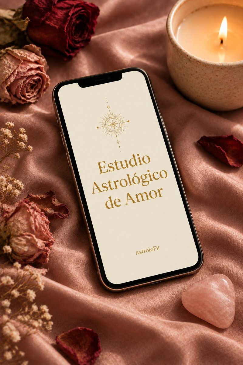 Estudio Astrológico de Amor, mockup del informe