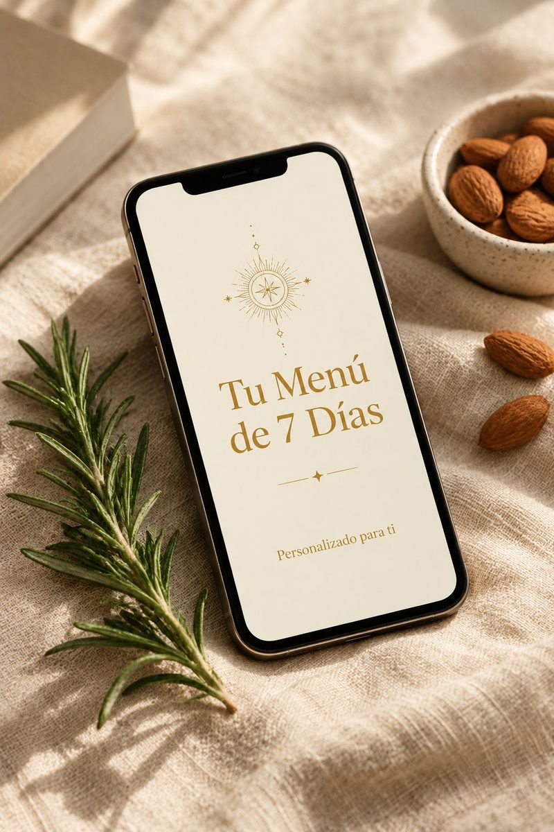 Menú personalizado de 7 días