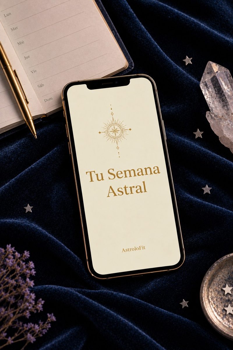 Tu Semana Astral, mockup del informe